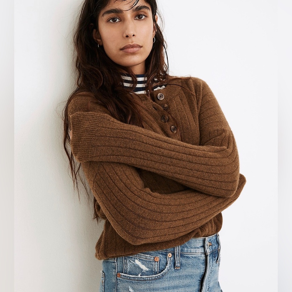 Brown Madewell Sweater NWT
